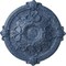 Ekena Millwork Hamilton Ceiling Medallion (Fits Canopies up to 3 3/4"), 17 3/8"OD x 1 3/4"P, Americana Crackle CM17HAAMC - alternate 1
